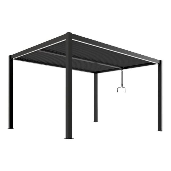 Pawilon ogrodowy Luxe 3x4 m czarny