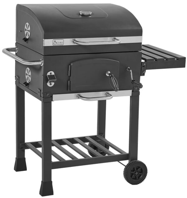 Grill węglowy 57.5x42cm Angular żeliwny ruszt + pokrowiec gratis Activa