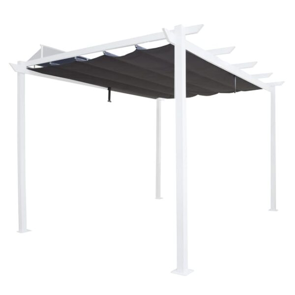 Pawilon ogrodowy pergola Omega 400x285x258 cm biały Naterial